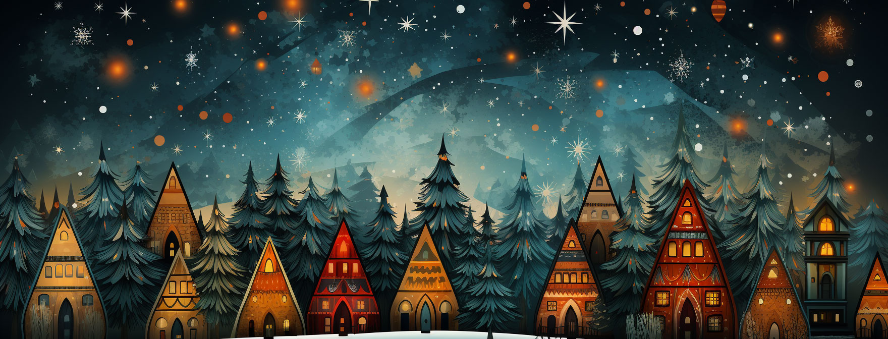 Preview for Whimsical-night-sky-village-christmas-cover-background-d42c5