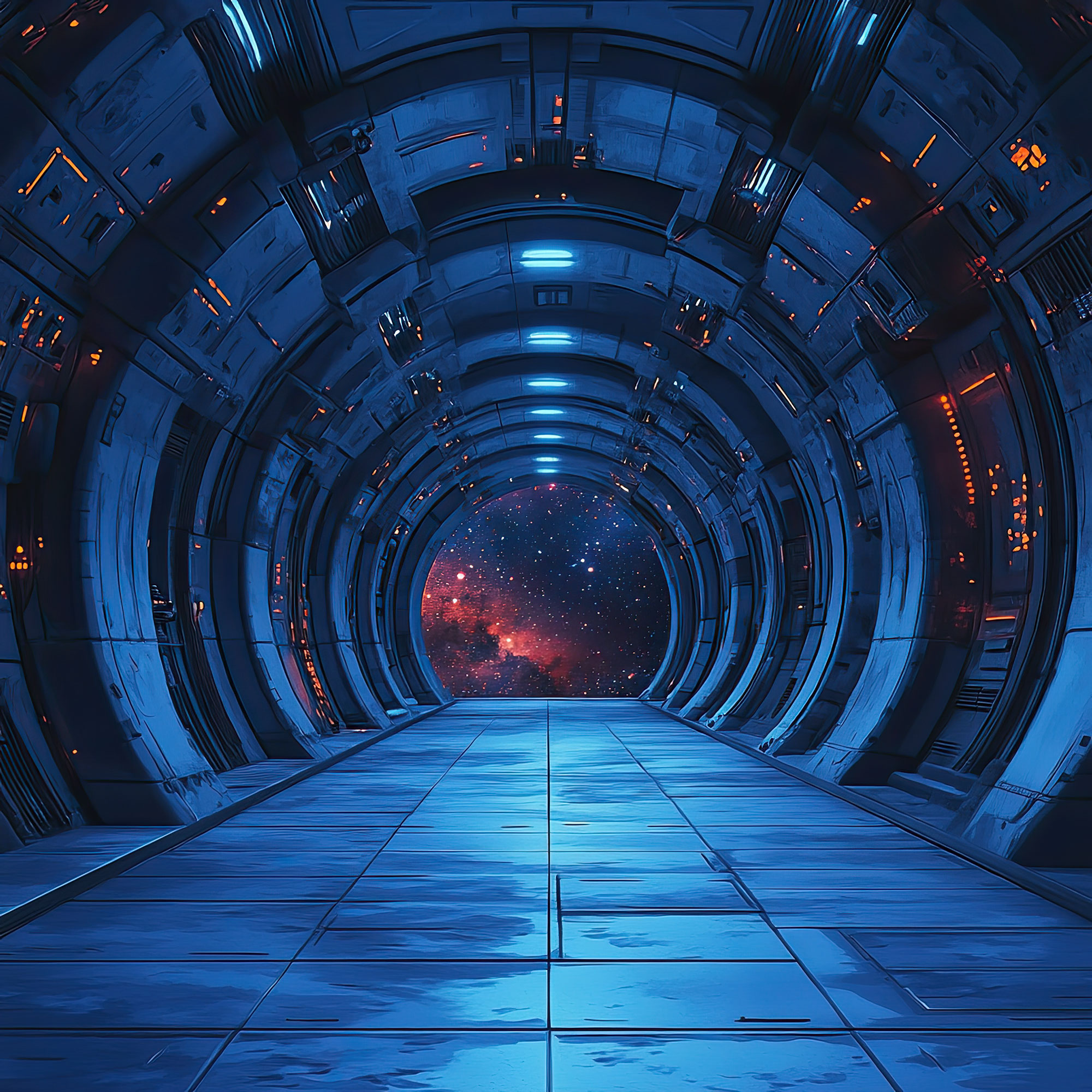 Preview for Futuristic-tunnel-design-interior-backdrop-background-bc701