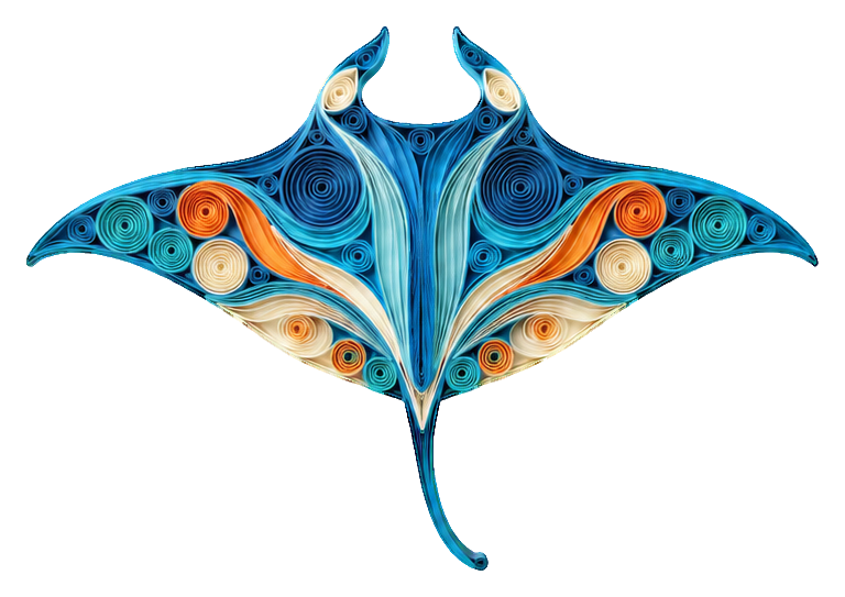 Preview for Quilled Sea Creatures Manta Ray