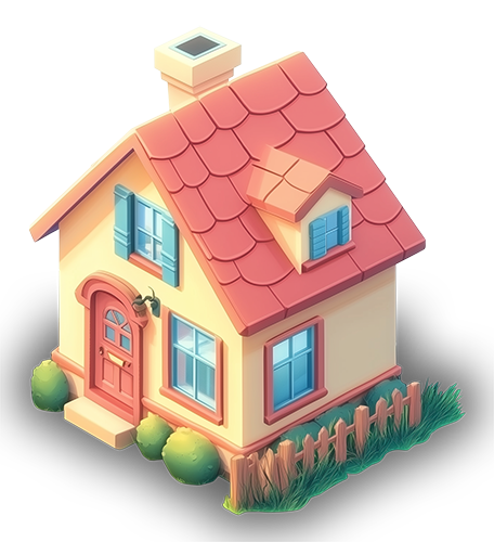 Preview for Cartoon-house-illustration-template-building-sticker-ab8f5