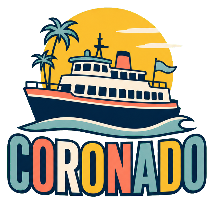Preview for Coronado Ferry Retro Sticker