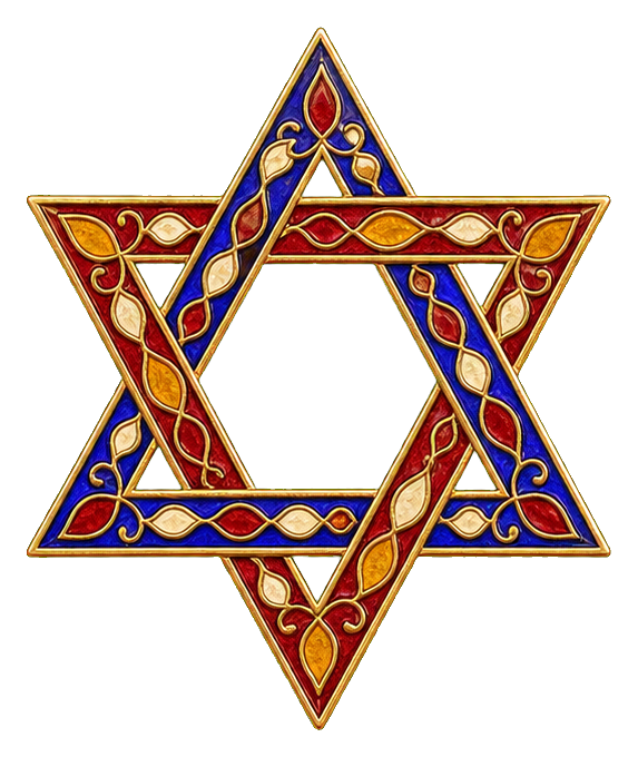 Preview for Cloisonne Star Of David Sticker