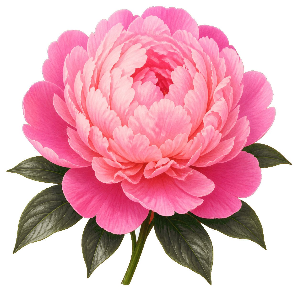 Preview for Pink Peony Flower Sticker