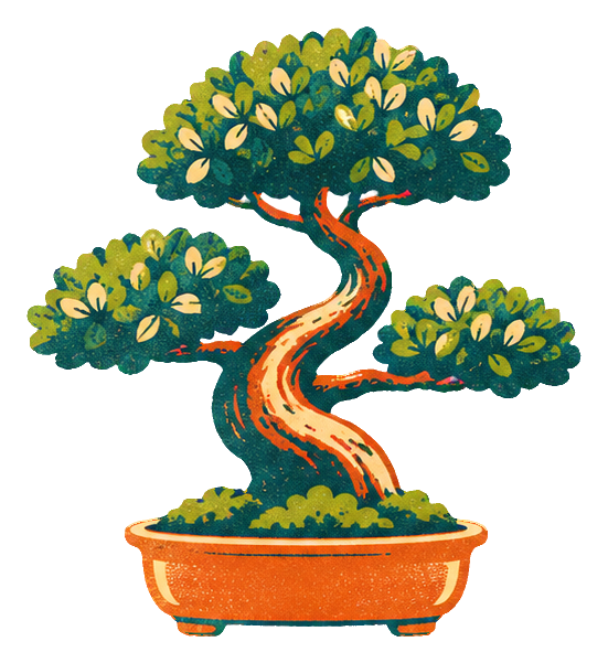 Preview for Risograph Houseplants Bonsai