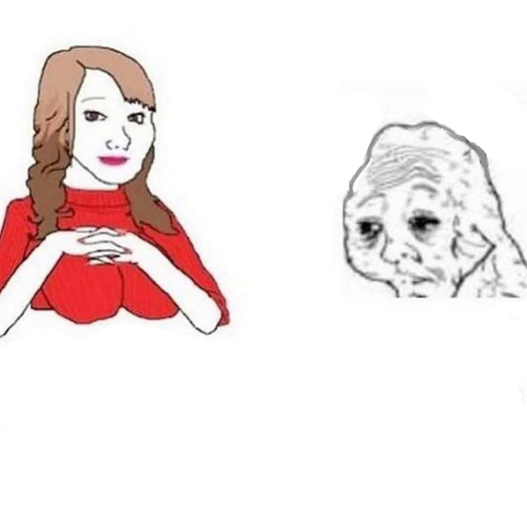 Preview for Contrasting-cartoon-characters-cartoon-meme-background-3ea1d