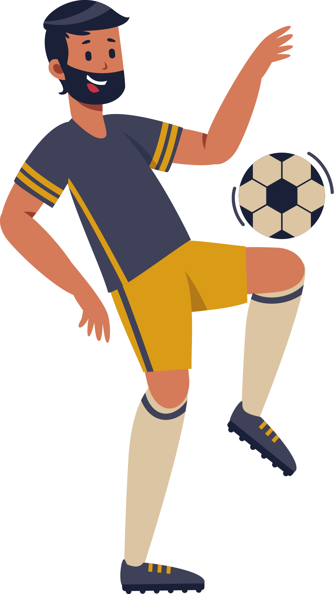 Preview for Soccer-player-illustration-sticker-d15cb