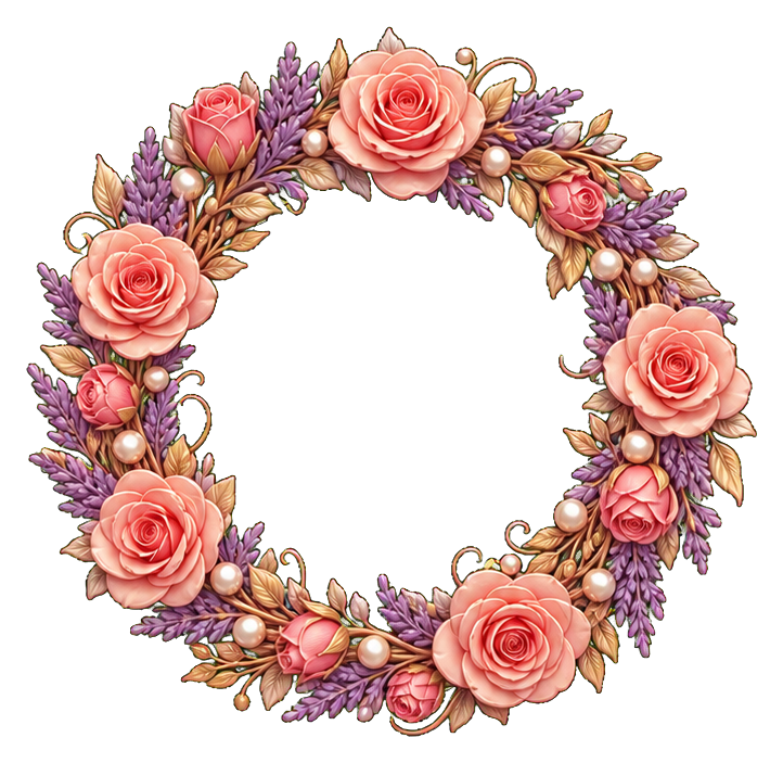 Preview for Rose Wreath Sticker