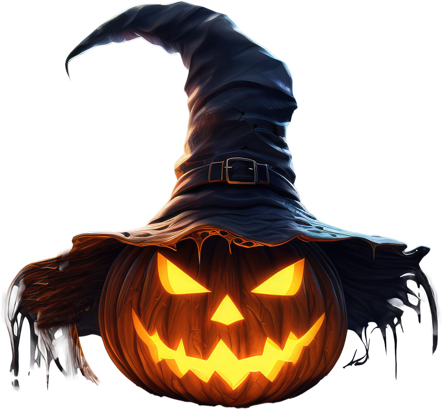 Preview for Halloween-jack-o-lantern-witch-hat-pumpkins-sticker-6a8e0