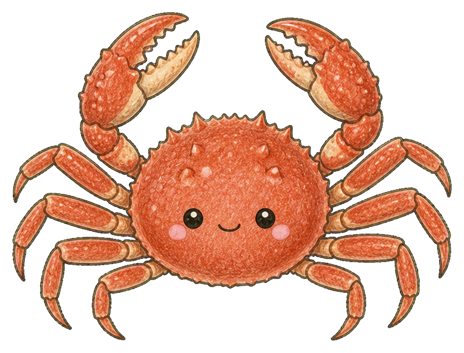 Preview for Red King Crab Sticker Graphic