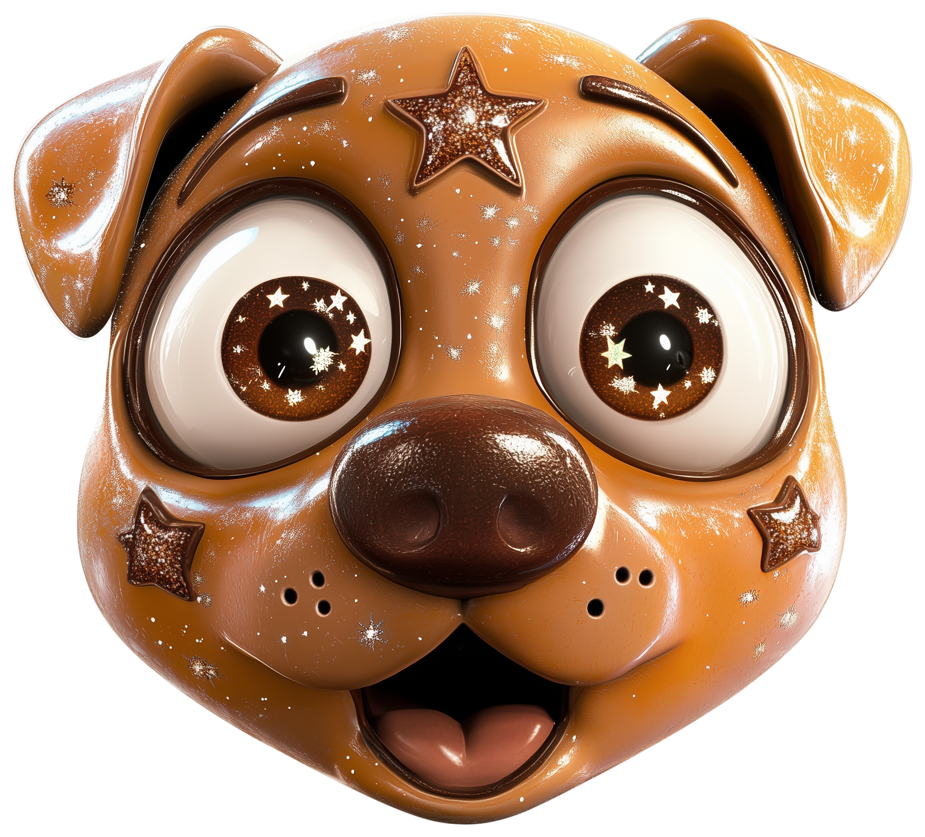 Preview for Cute Dog Emoji Sticker Graphic