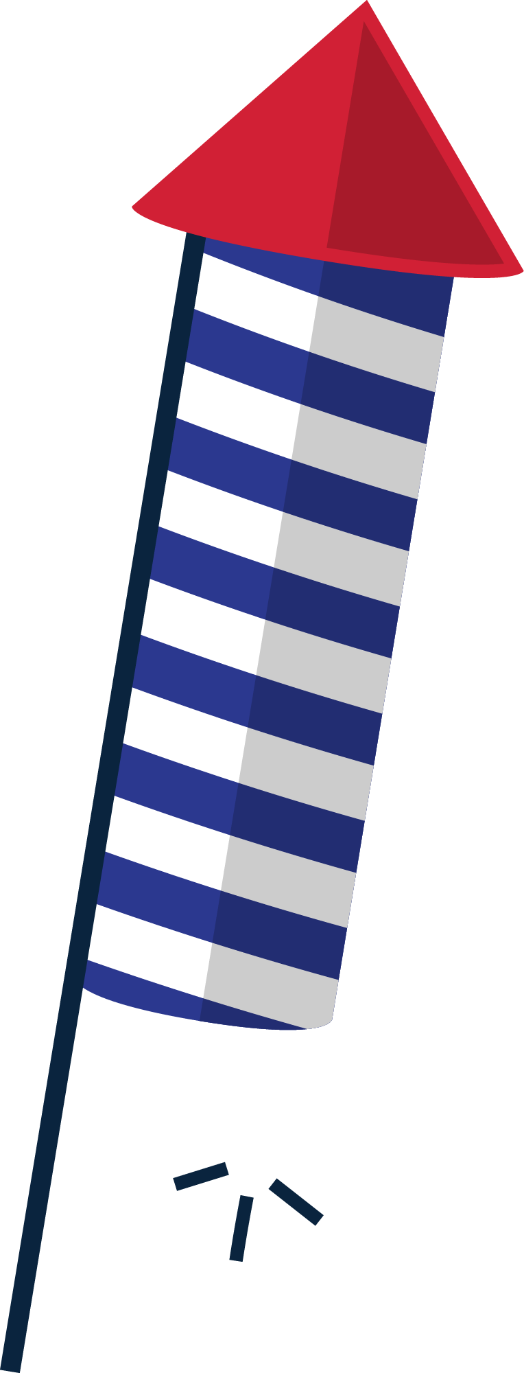 Preview for Striped-windsock-illustration-fourth-of-sticker-97ac4