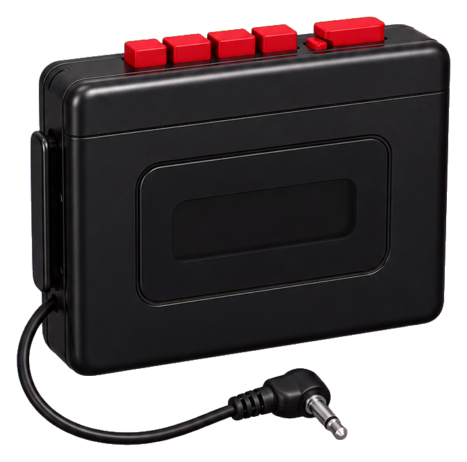 Preview for Portable Cassette Player Sticker