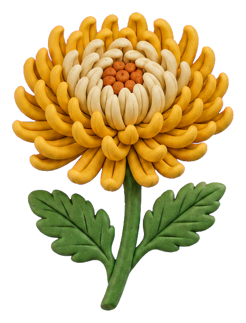 Preview for Clay Chrysanthemum Sticker