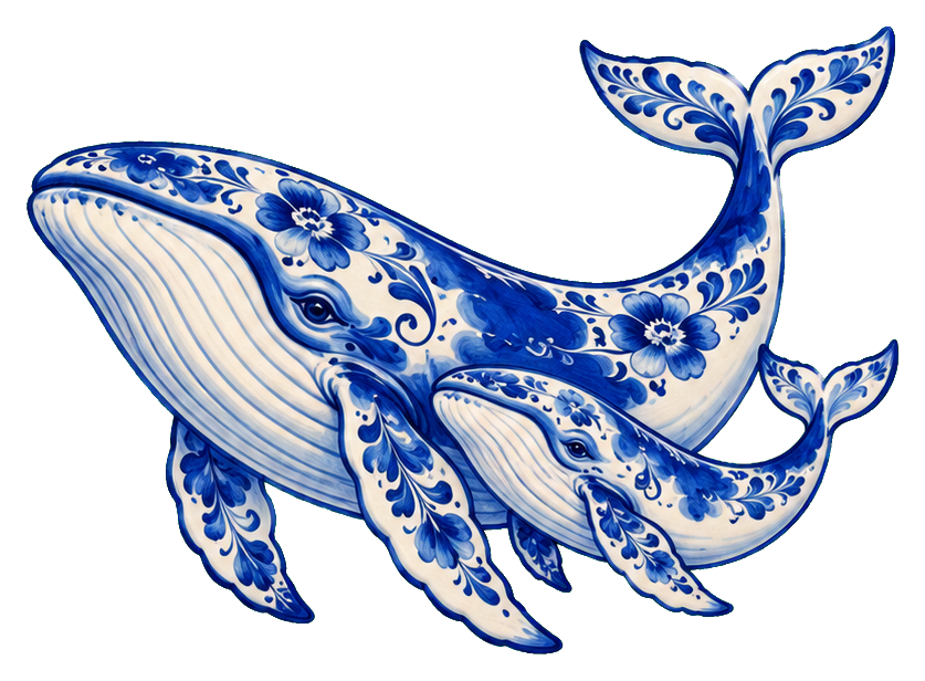 Preview for Delft Whale Mama And Calf