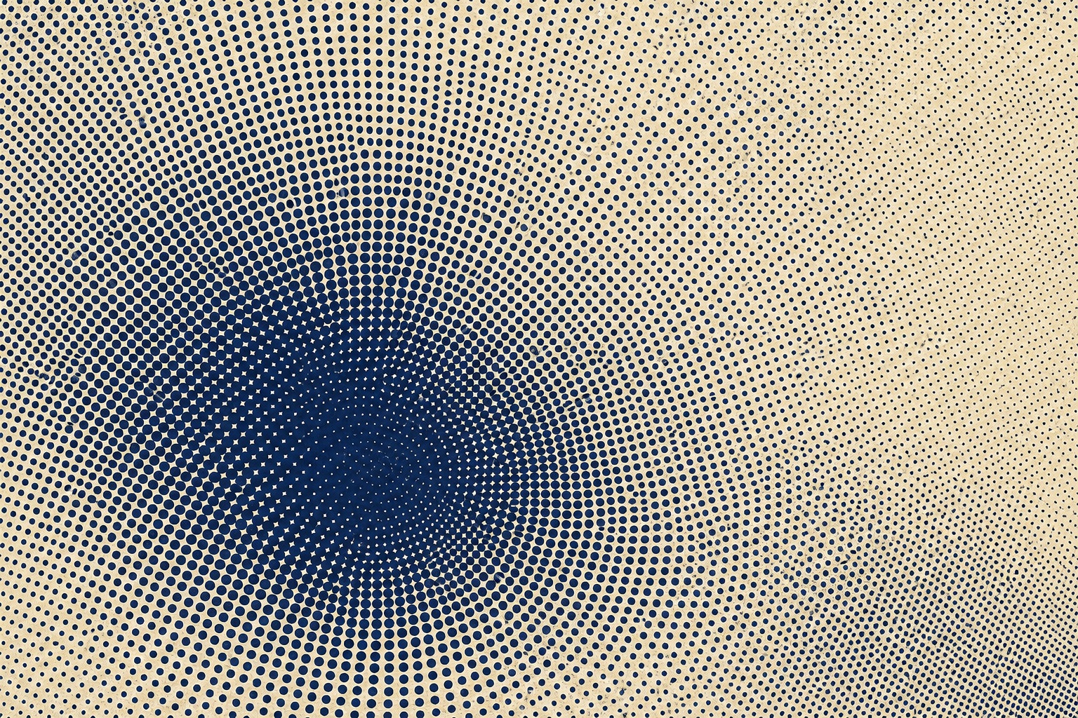 Preview for Navy Cream Radial Dot Bloom Background