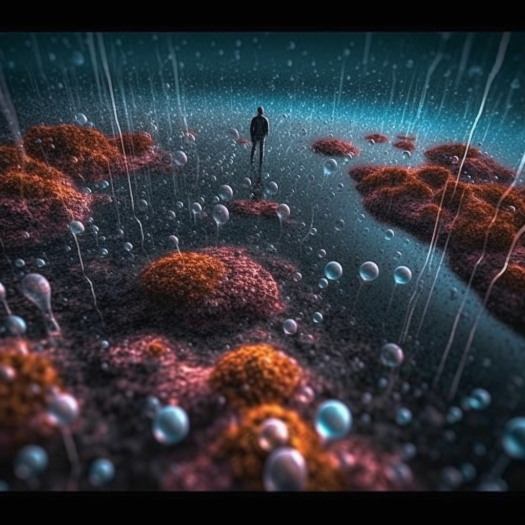 Preview for Surreal-landscape-isolated-figure-ai-images-background-81c04