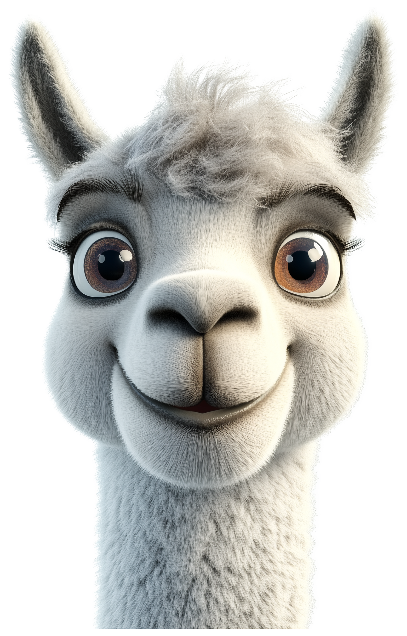 Preview for Cute Llama Emoji Sticker
