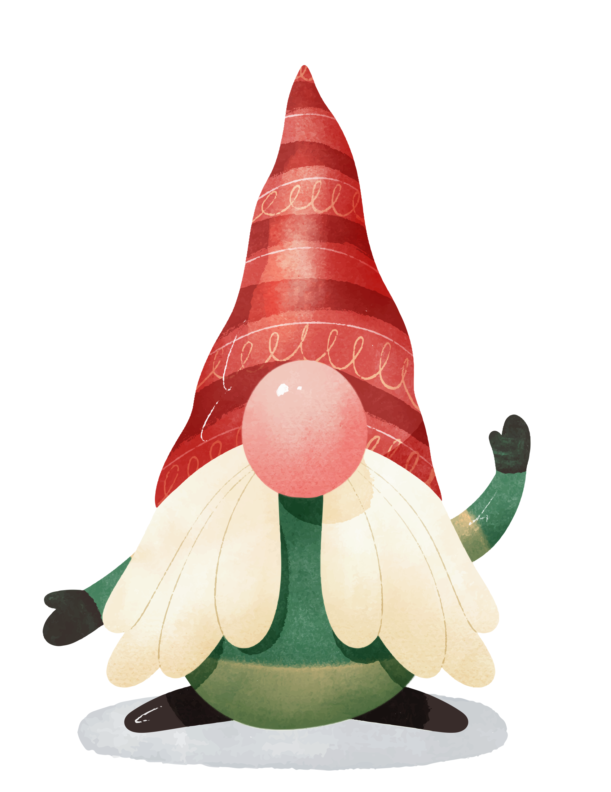 Preview for Christmas-gnome-decoration-sticker-a7912