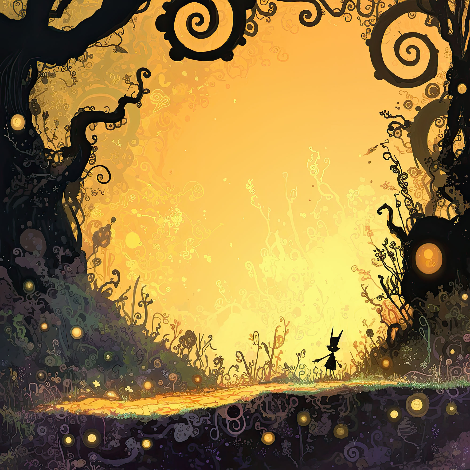 Preview for Mystical-forest-illustration-whimsical-backdrop-background-7bd4b