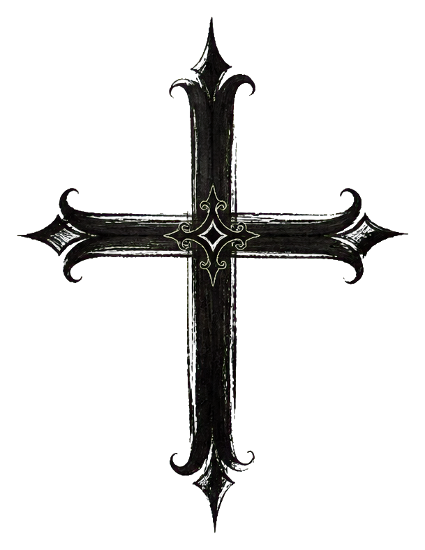 Preview for Dry Brush Cross Sticker