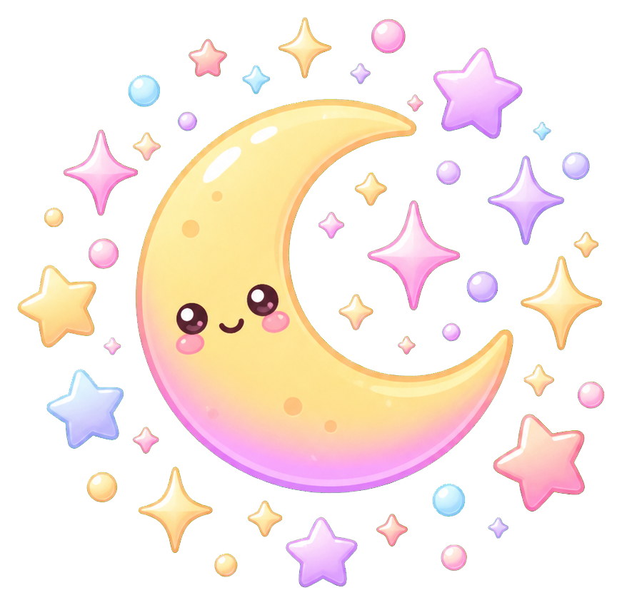 Preview for Moon Sparkle Sticker