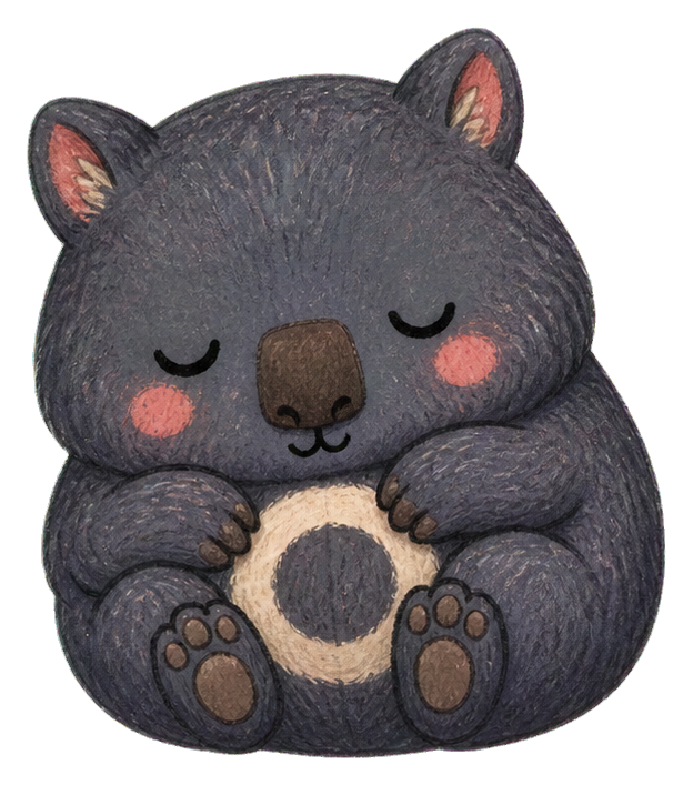 Preview for Eclipse Wombat Cute Sticker Graphic