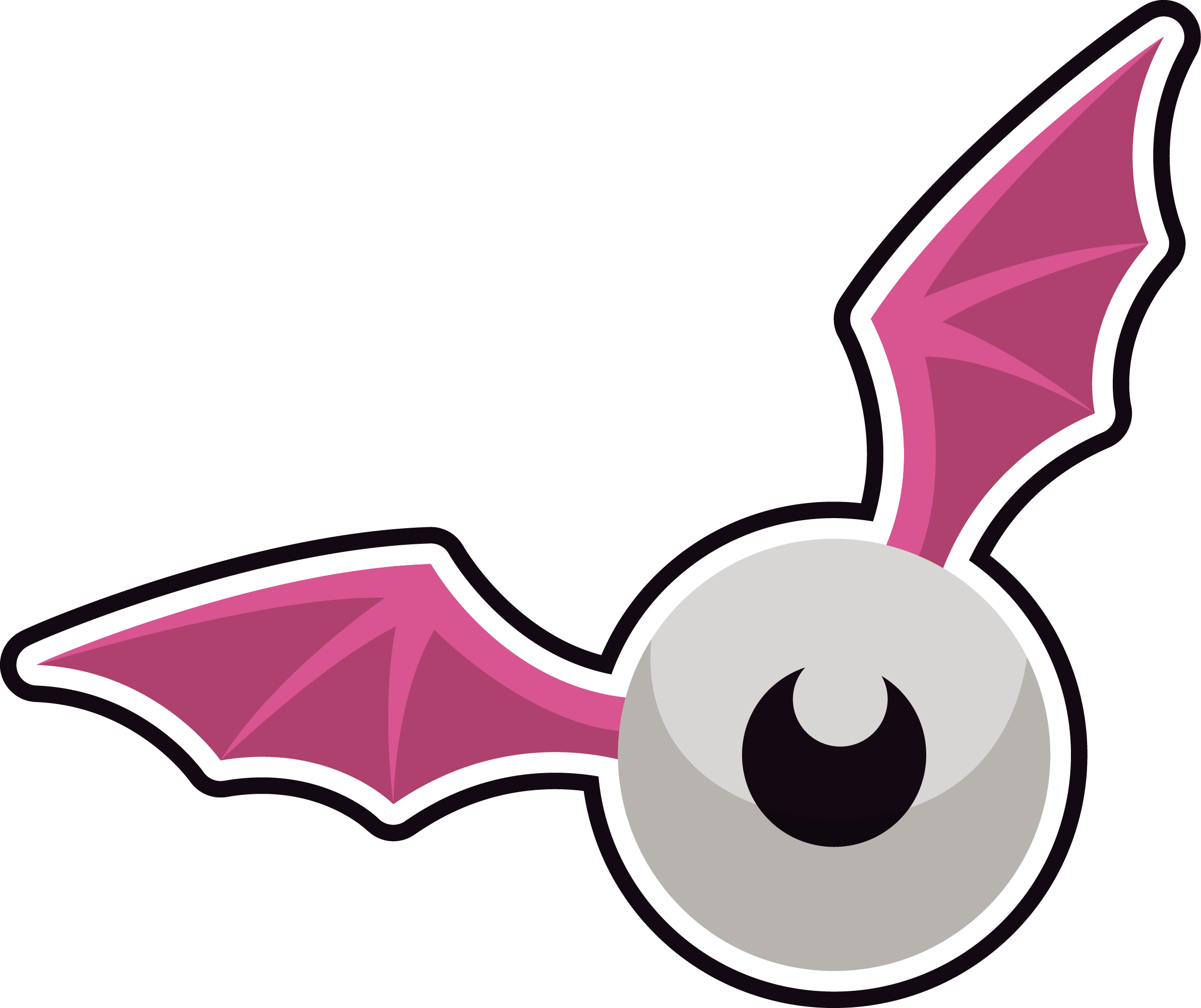 Preview for Cartoon-eyeball-creature-design-spooky-sticker-817a3