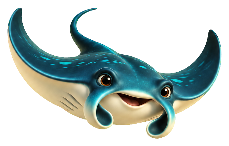 Preview for 3d Ocean Friends Manta Ray