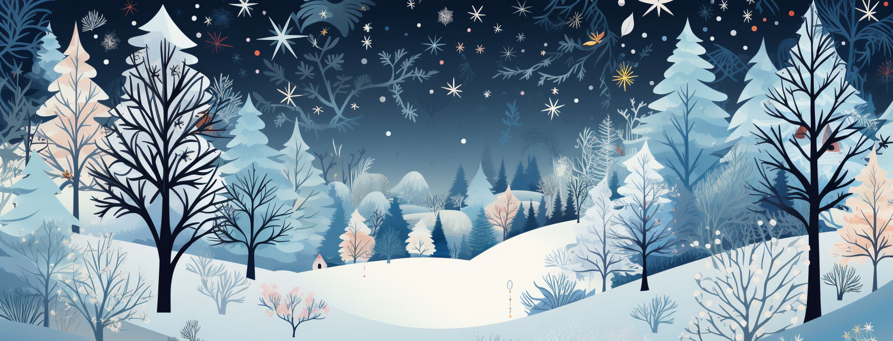 Preview for Winter-landscape-illustration-christmas-cover-background-e647b