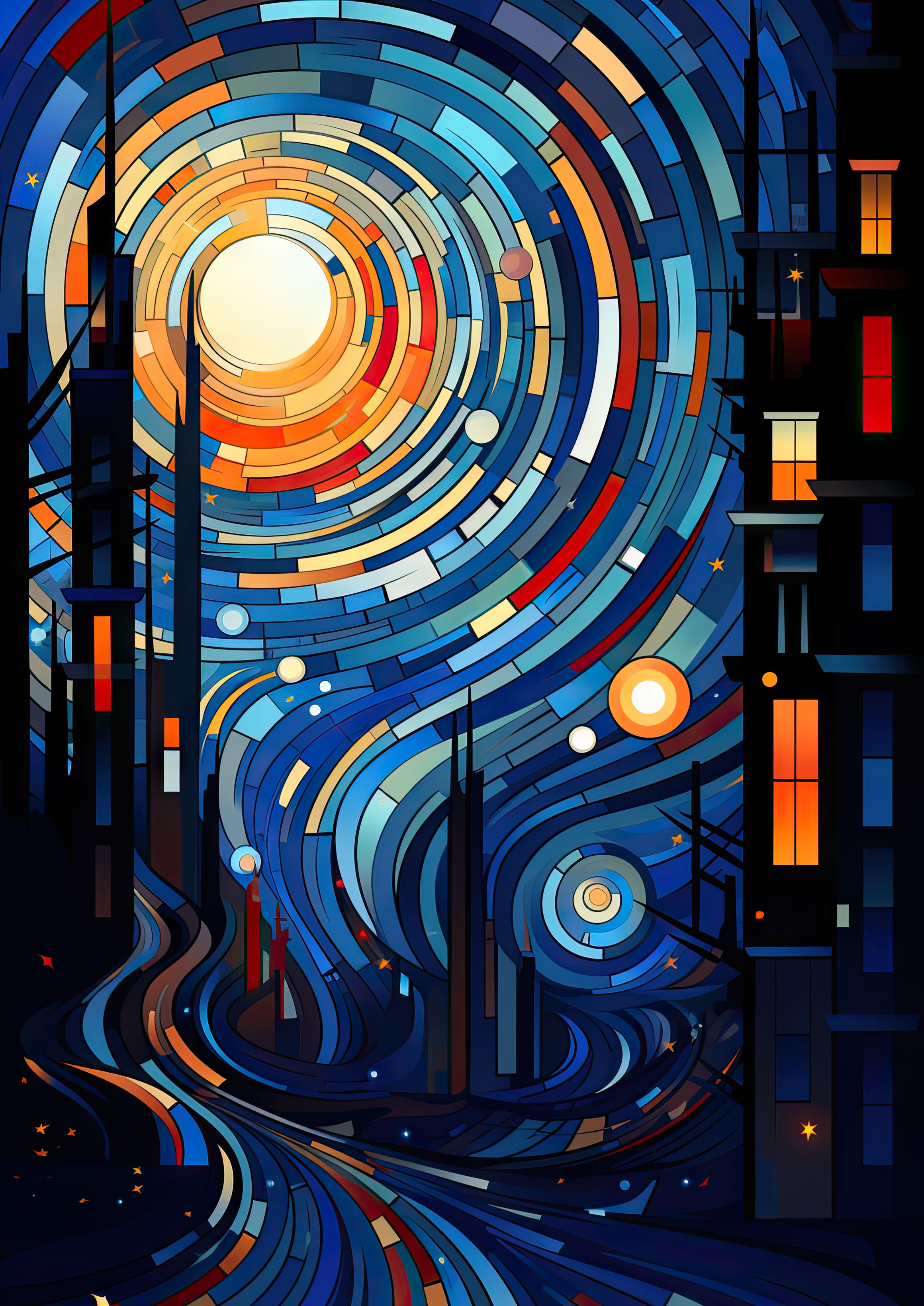 Preview for Vibrant-nighttime-cityscape-art-new-year-background-09a88