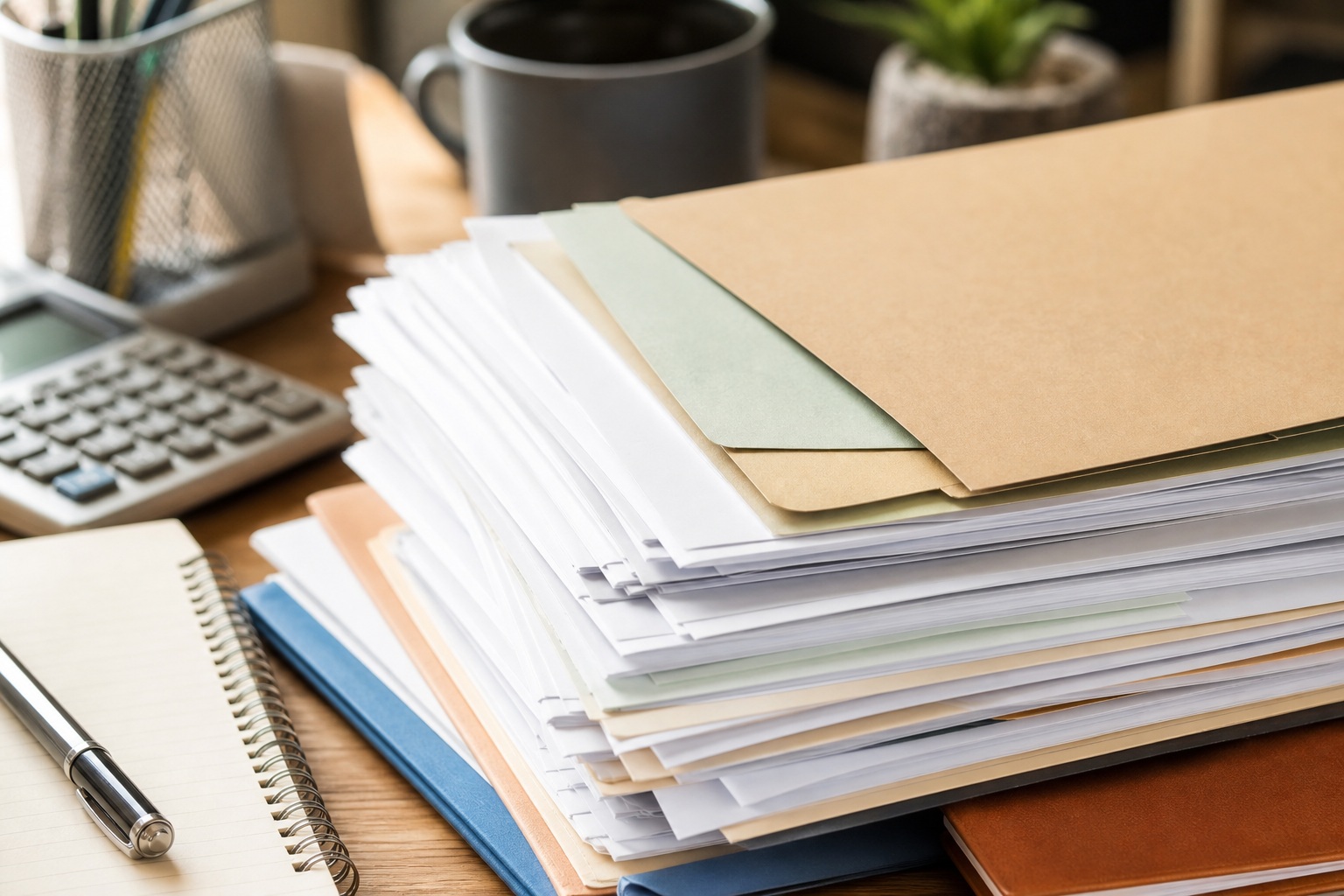 Preview for Tax Preparation Desk Stock Background