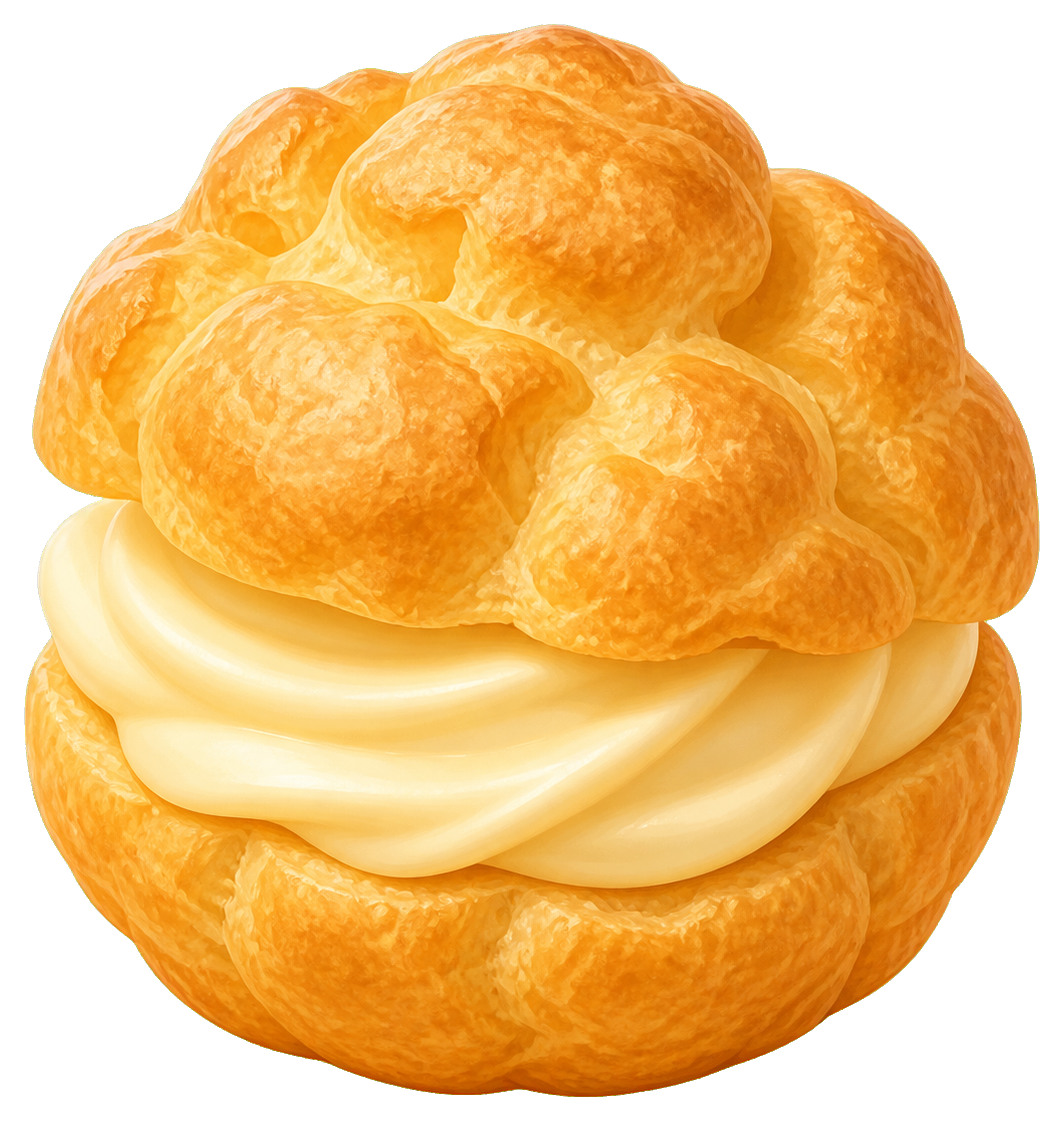 Preview for Cream Puff Sticker Graphic