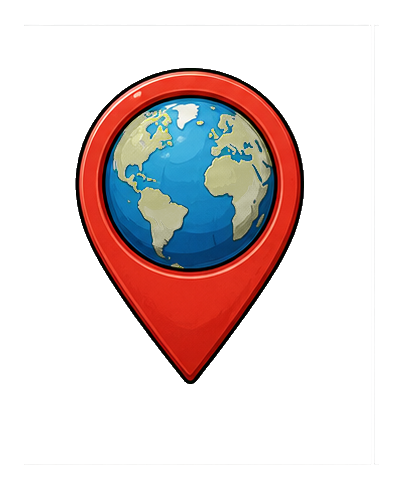 Preview for Map Pin Globe Sticker