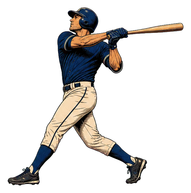Preview for Retro Baseball Home Run Sticker