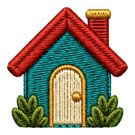 Preview for Embroidered Lucky Charms Little House