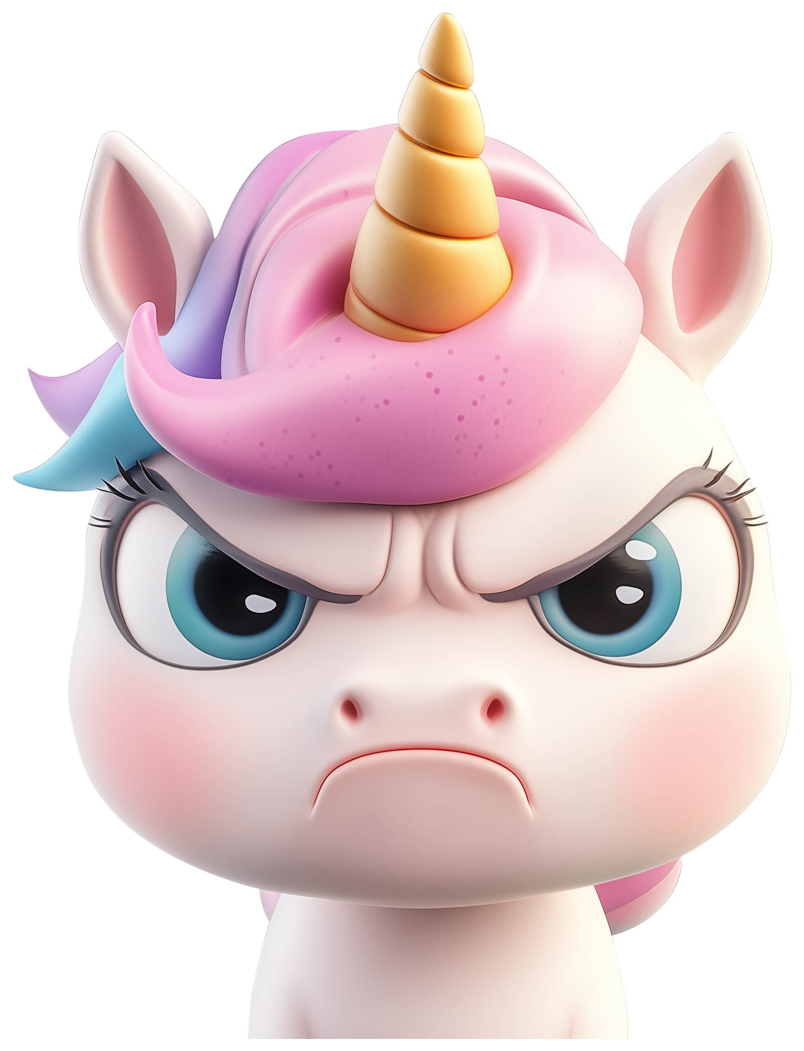 Preview for Angry Unicorn Emoji Sticker