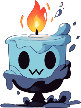 Preview for Melting-candle-cartoon-illustration-spooky-sticker-caa8b