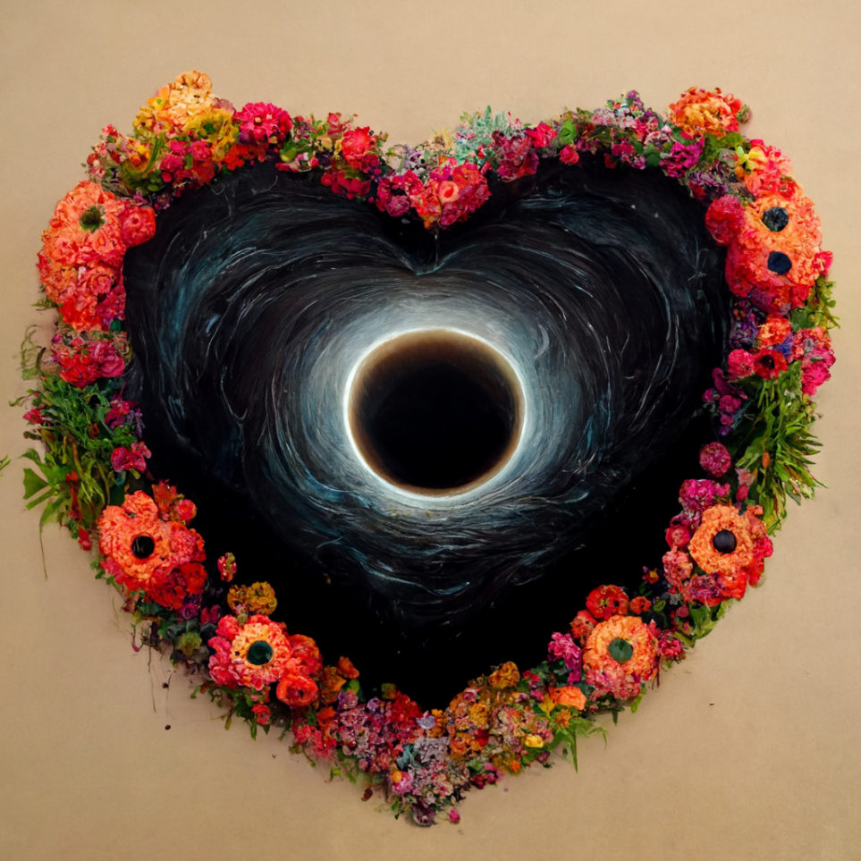 Preview for Heart-shaped-black-hole-floral-border-ai-images-background-c59dc