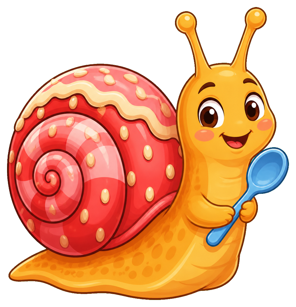 Preview for Strawberry Dessert Snail Sticker