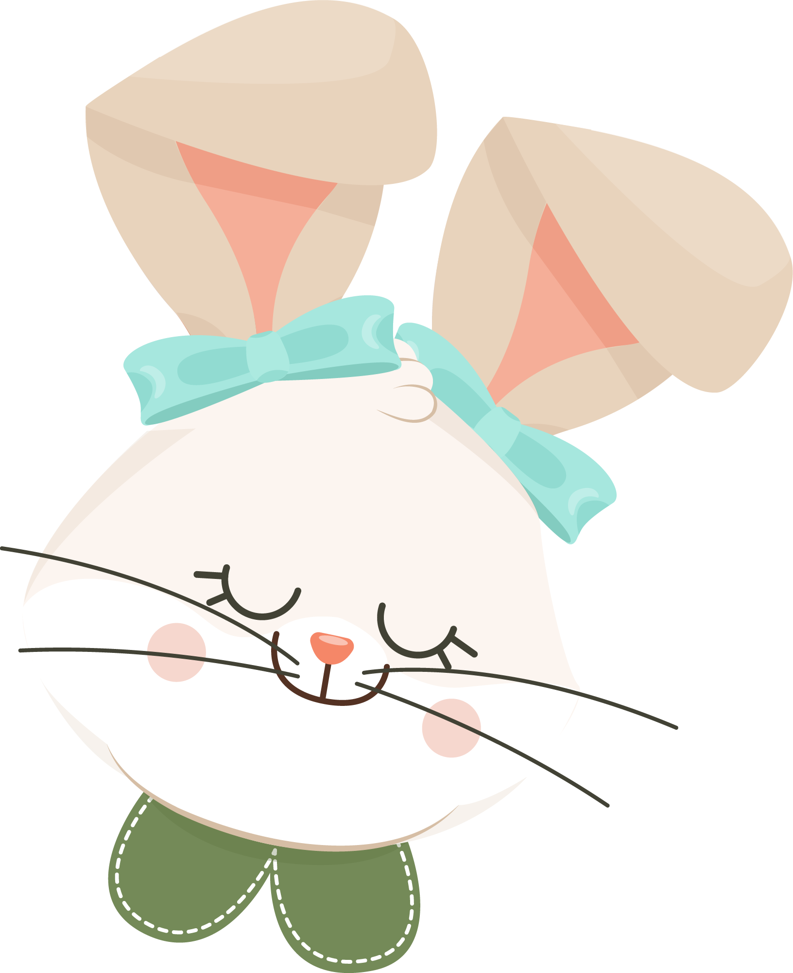 Preview for Cartoon-bunny-illustration-easter-sticker-0a4eb