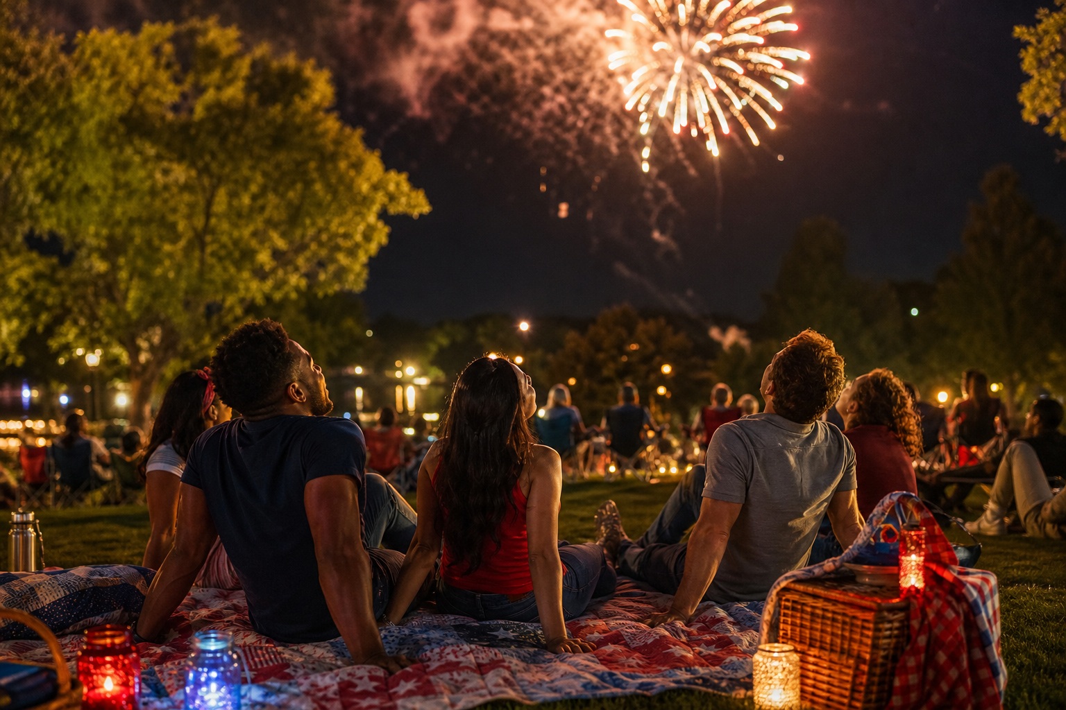 Preview for Fourth Of July Picnic Background