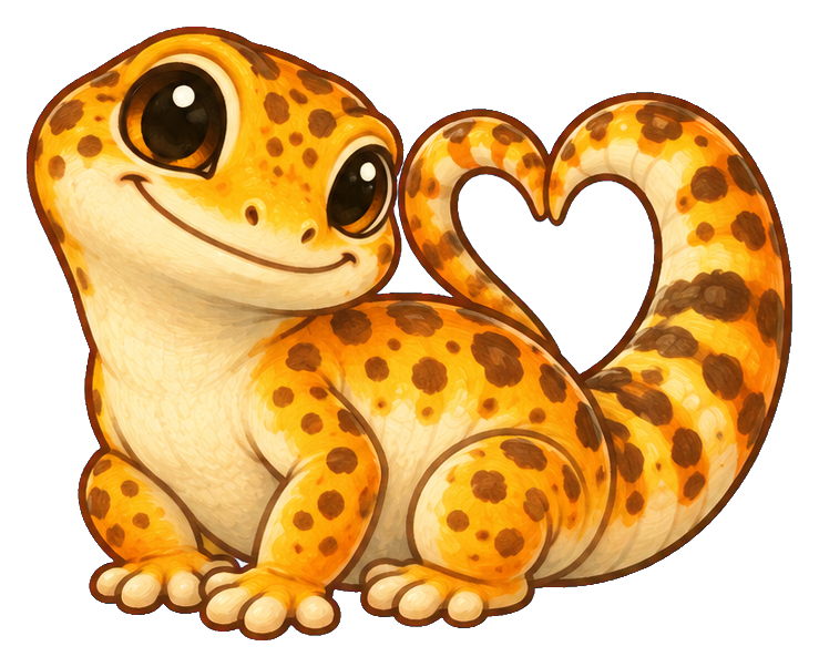 Preview for Gecko With A Heart Tail