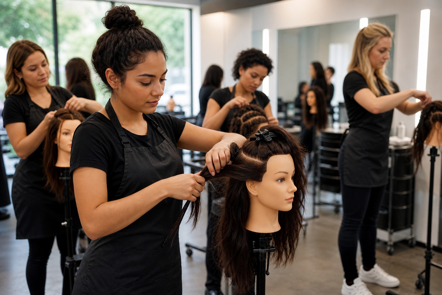 Preview for Cosmetology Classroom Hair Training Background