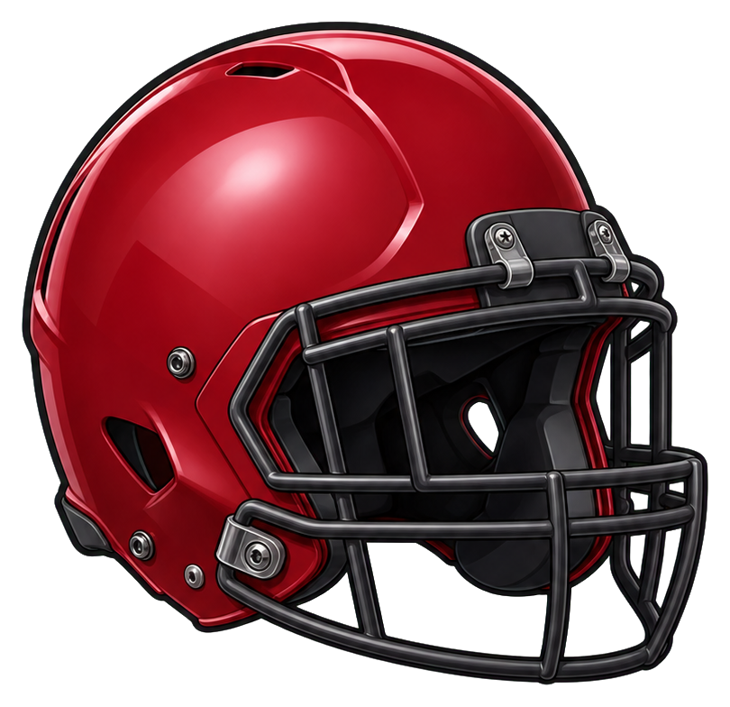 Preview for Crimson Football Helmet Sticker