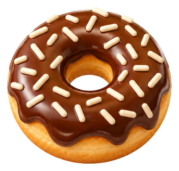 Preview for 3d Cozy Bakery Chocolate Doughnut