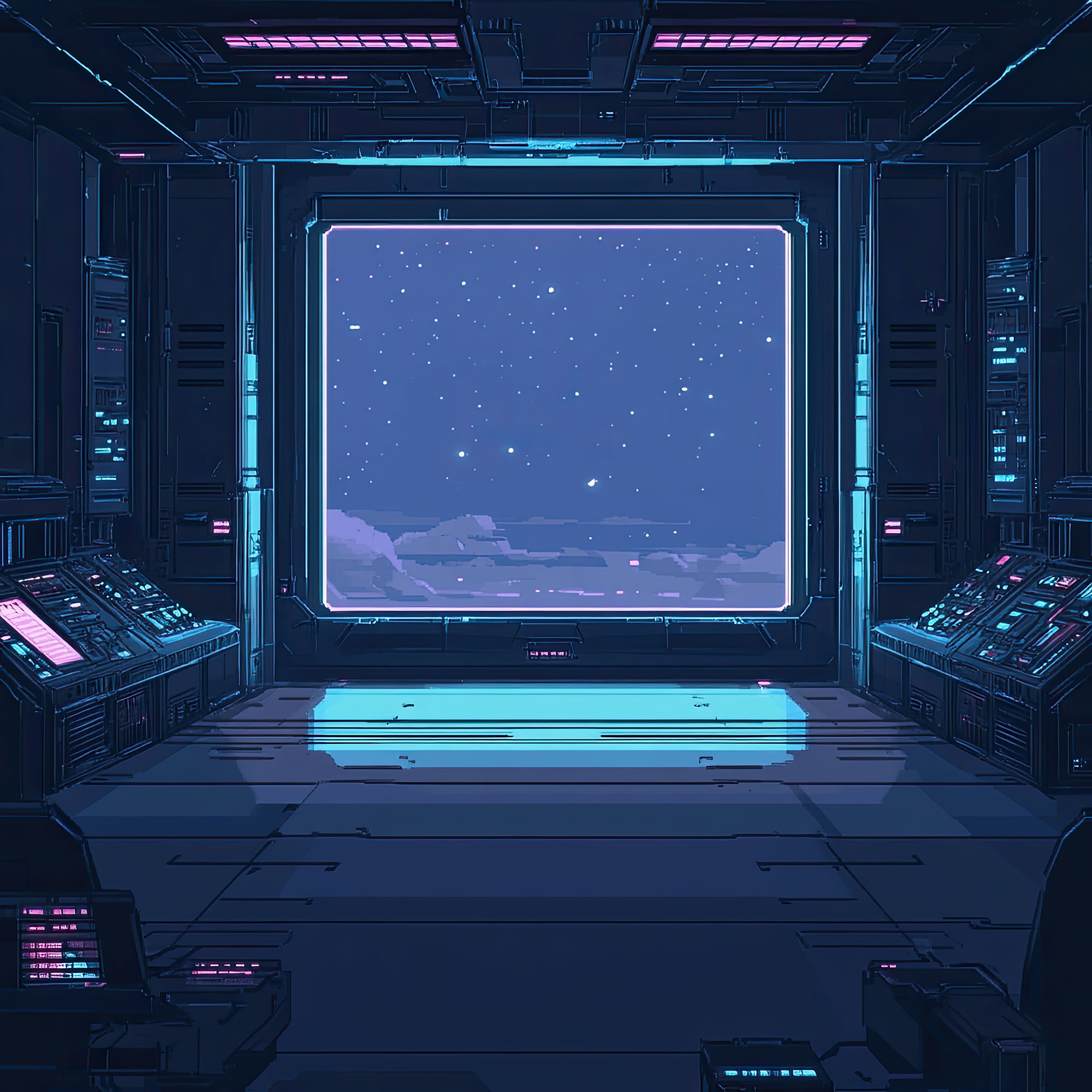 Preview for Futuristic-space-station-control-room-sci-fi-backdrop-background-b9762
