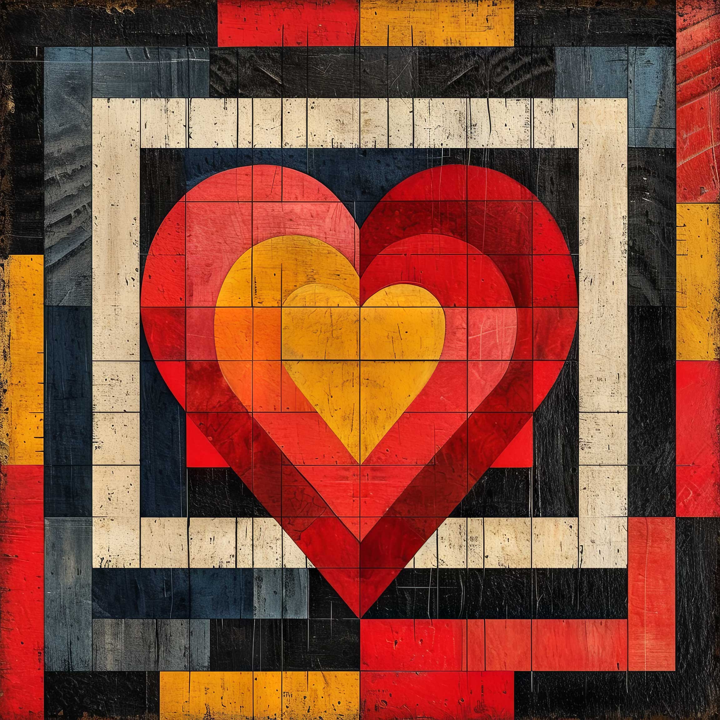 Preview for Vibrant-heart-artwork-design-love-background-35ecf