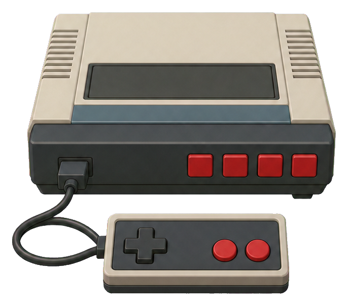Preview for Retro Home Game Console Sticker