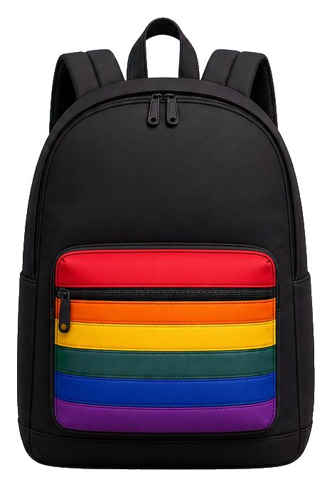 Preview for Rainbow Backpack Sticker Graphic