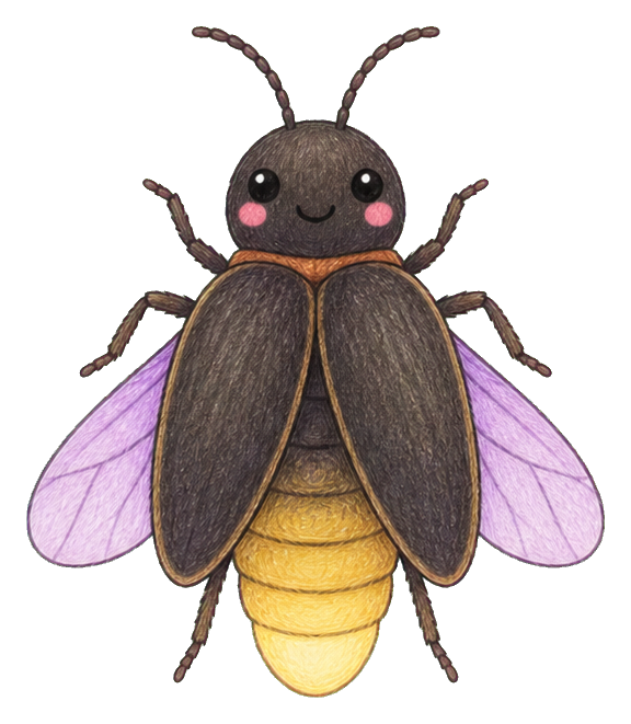 Preview for Firefly Sticker For Cute Bug Designs